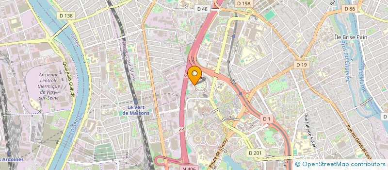 localisation de l'entreprise ALLIANCE FONCIERES à CRETEIL