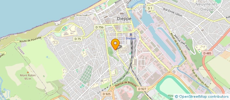 localisation de l'entreprise ALLIANCE FOOD à DIEPPE