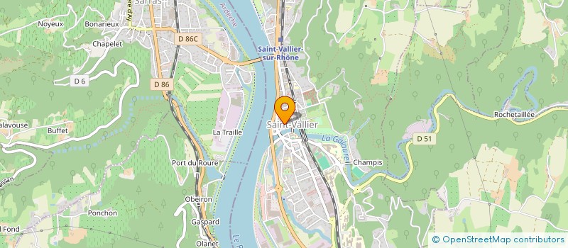 localisation de l'entreprise ALLIANCE FOR SOLIDARITY  SAINT VALLIER