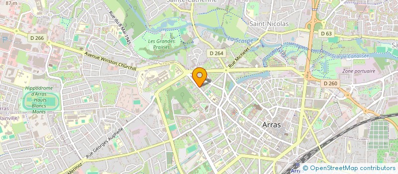 localisation de l'entreprise ALLIANCE FORCE SECURITE INTERVENTION à ARRAS