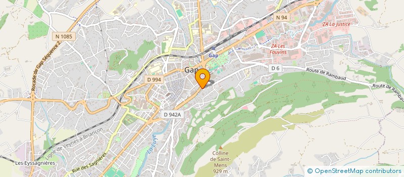 localisation de l'entreprise ALLIANCE FRANCE HABITAT  GAP