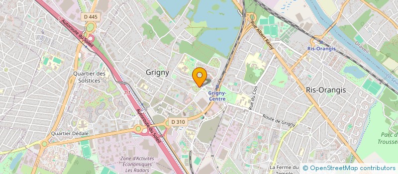 localisation de l'entreprise ALLIANCE FRANCE TURQUIE à GRIGNY