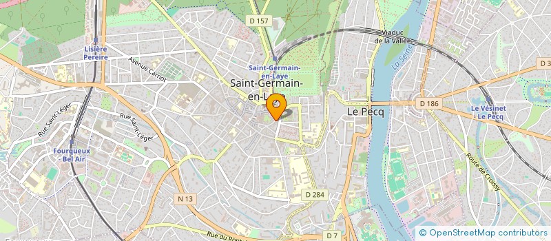 localisation de l'entreprise ALLIANCE FRANCILIENNE DE PUBLICITE & LIAISONS  SAINT-GERMAIN-EN-LAYE