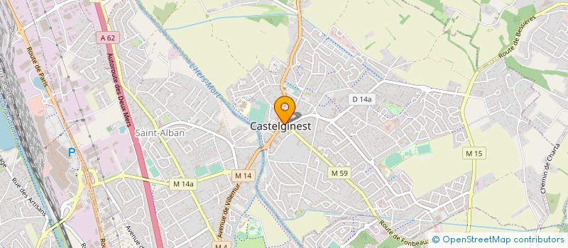 localisation de l'entreprise ALLIANCE FRANCO ITALIENNE MP VENETO  CASTELGINEST