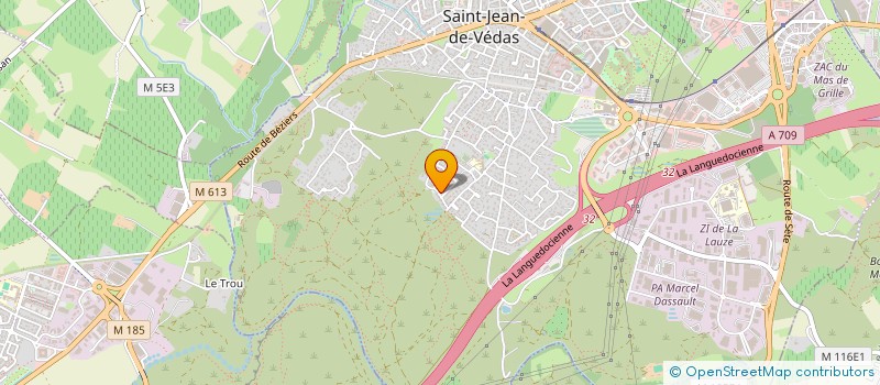 localisation de l'entreprise ALLIANCE FSD INTERNATIONAL  FABREGUES