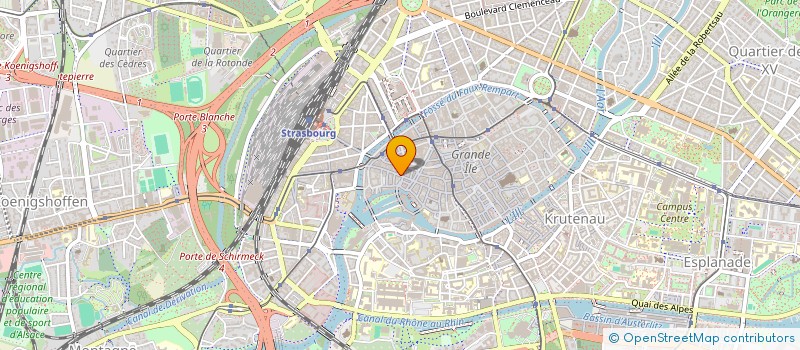localisation de l'entreprise ALLIANCE GAME à STRASBOURG