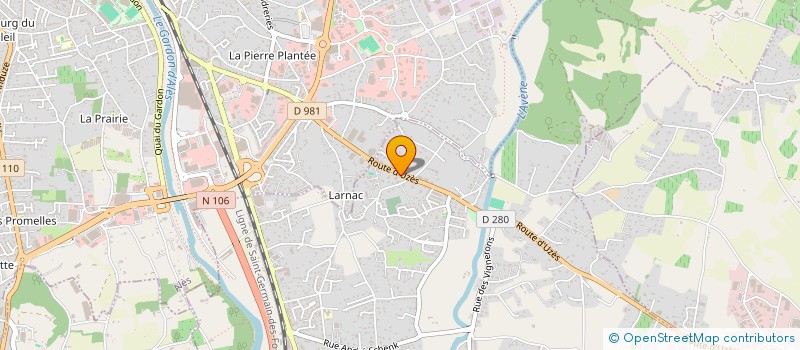 localisation de l'entreprise ALLIANCE GESTION CONSEIL  SAINT-HILAIRE-DE-BRETHMAS