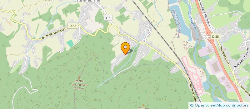 localisation de l'entreprise ALLIANCE GRAND EST SECURITE  SAINT-MICHEL-SUR-MEURTHE