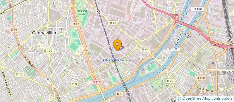 localisation de l'entreprise ALLIANCE HEALTHCARE REPARTITION à GENNEVILLIERS