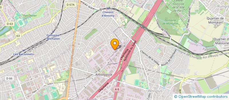 localisation de l'entreprise ALLIANCE HOLDING à ANTONY