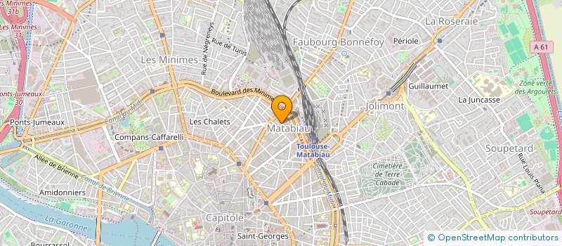 localisation de l'entreprise ALLIANCE HOLDING IMMO  TOULOUSE