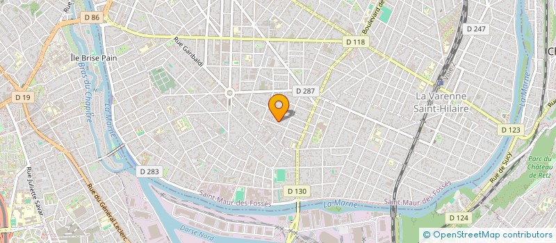 localisation de l'entreprise ALLIANCE IMMO à SAINT-MAUR-DES-FOSSES