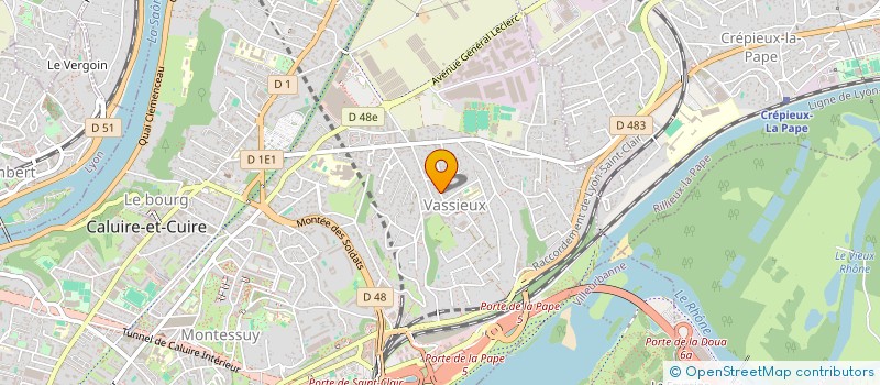 localisation de l'entreprise ALLIANCE IMMO à CALUIRE-ET-CUIRE