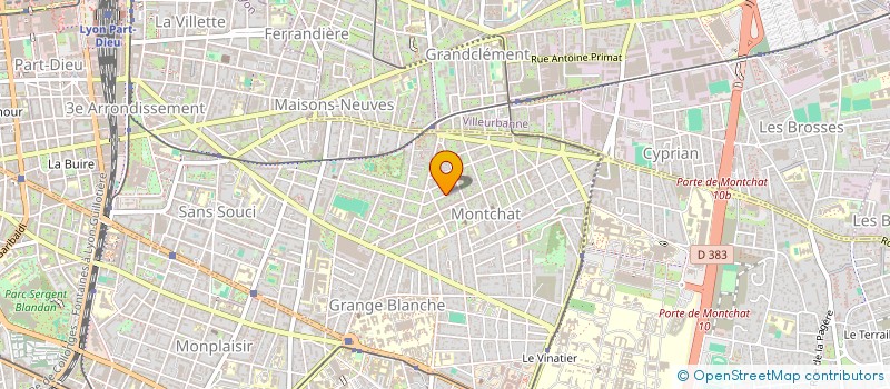 localisation de l'entreprise ALLIANCE IMMOBILIER  LYON