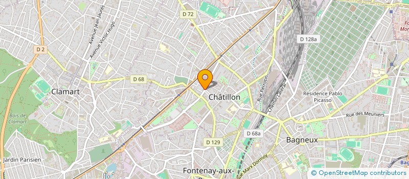 localisation de l'entreprise ALLIANCE IMMOBILIER à CHATILLON