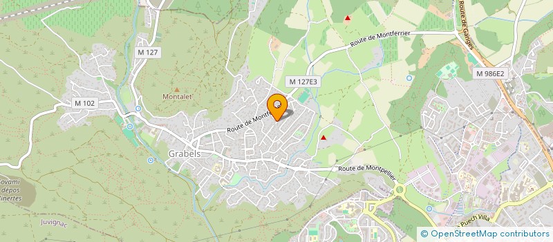 localisation de l'entreprise ALLIANCE IMMOBILIER SERVICES AIS  GRABELS