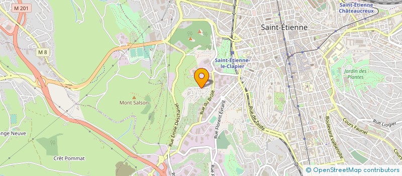 localisation de l'entreprise ALLIANCE IMPORT-EXPORT à SAINT-ETIENNE