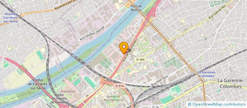 localisation de l'entreprise ALLIANCE INFORMATIQUE ET SYSTEMES  NANTERRE