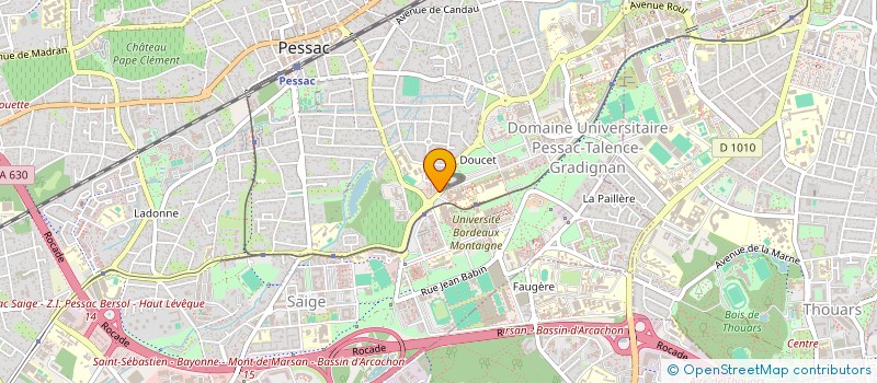 localisation de l'entreprise ALLIANCE INNOVATION SANTE NOUVELLE-AQUITAINE (ALLIS-NA)  BORDEAUX