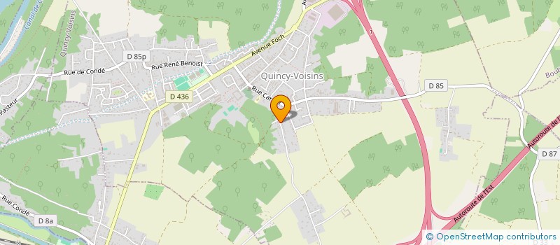 localisation de l'entreprise ALLIANCE INTER à QUINCY-VOISINS