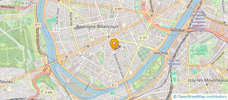 localisation de l'entreprise ALLIANCE INTERIM à BOULOGNE-BILLANCOURT