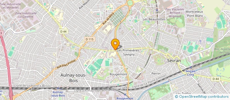 localisation de l'entreprise ALLIANCE INVEST à SEVRAN
