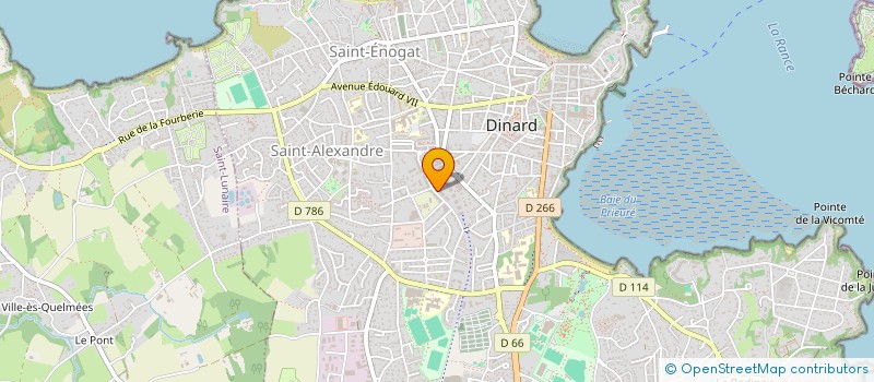 localisation de l'entreprise ALLIANCE INVEST  DINARD