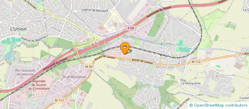 localisation de l'entreprise ALLIANCE ISOLATION à MONTRABE