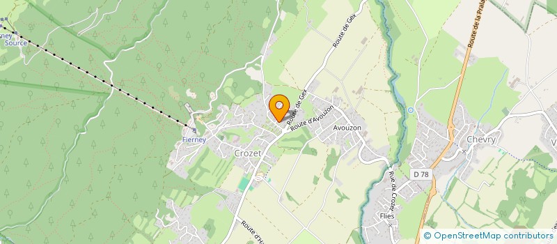 localisation de l'entreprise ALLIANCE JAPP à CROZET