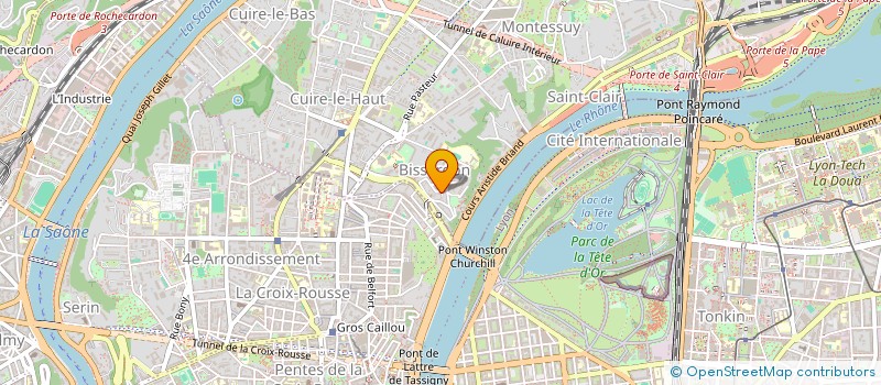 localisation de l'entreprise ALLIANCE JCH à CALUIRE-ET-CUIRE