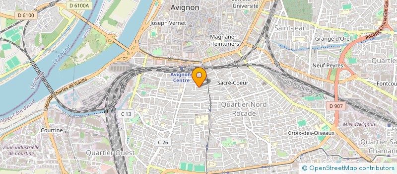 localisation de l'entreprise ALLIANCE JUDO PROVENCE à AVIGNON