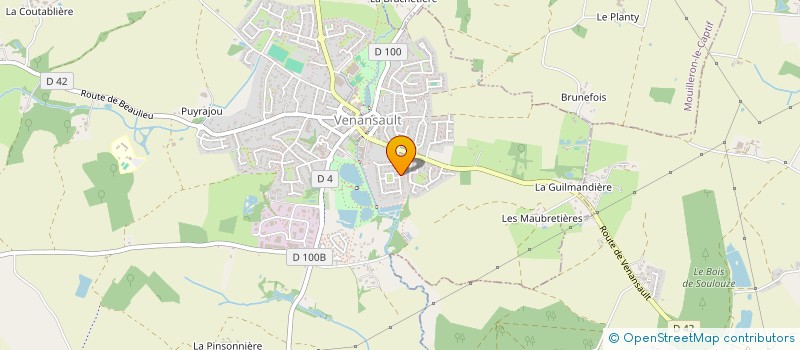 localisation de l'entreprise ALLIANCE JUDO VENDEE JAPON à VENANSAULT
