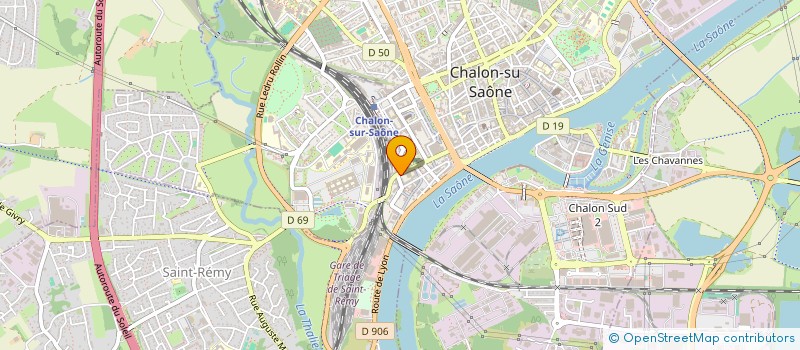 localisation de l'entreprise ALLIANCE JURIDIQUE ET FISCALE à CHALON-SUR-SAONE