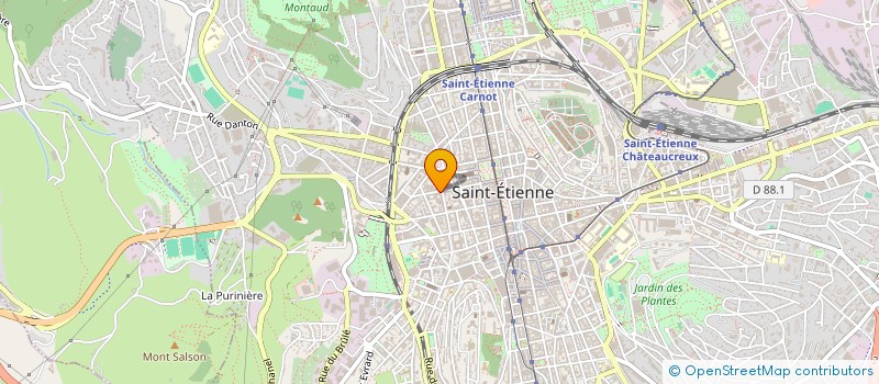 localisation de l'entreprise ALLIANCE KHATCHADOUR à SAINT-ETIENNE