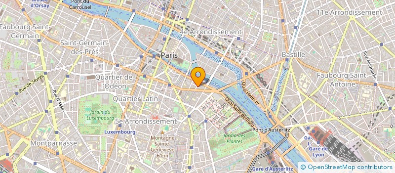 localisation de l'entreprise ALLIANCE LA CAVE à PARIS