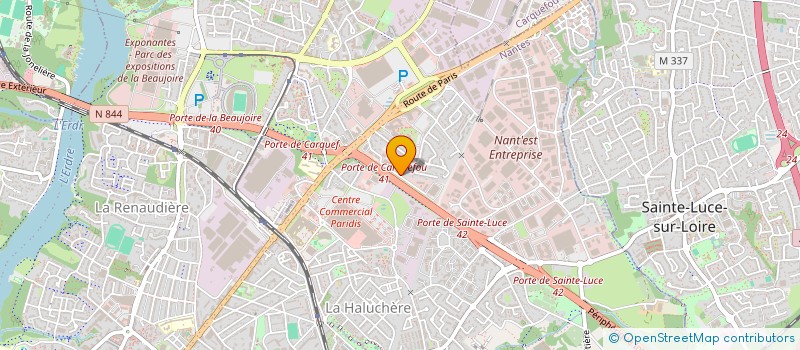 localisation de l'entreprise ALLIANCE LABELISATION AQUITAINE à NANTES