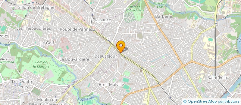 localisation de l'entreprise ALLIANCE LABELISATION PAYS DE LOIRE ATLANTIQUE à NANTES