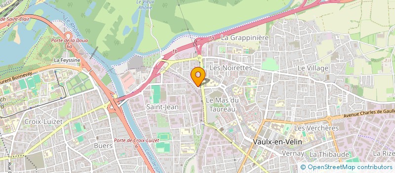 localisation de l'entreprise ALLIANCE LYON à VAULX-EN-VELIN