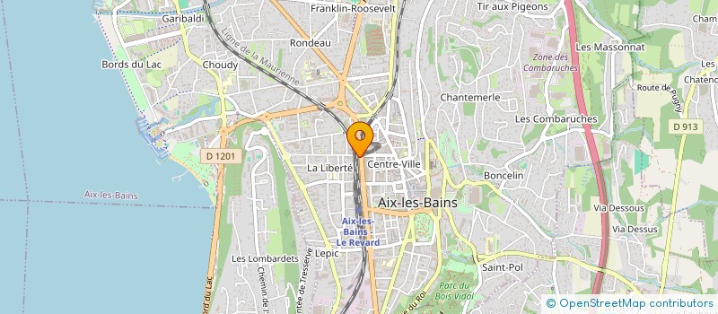 localisation de l'entreprise ALLIANCE LYON TURIN INGENIERIE G.E.I.E à AIX LES BAINS