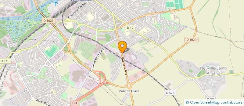 localisation de l'entreprise ALLIANCE MAINTENANCE INDUSTRIELLE à SAINT-QUENTIN