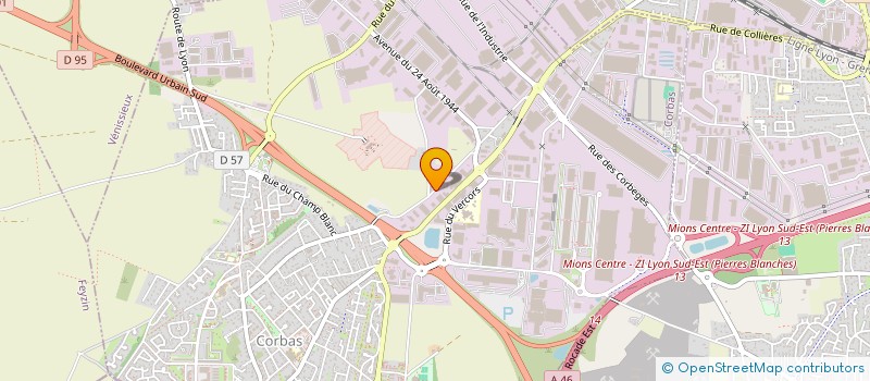 localisation de l'entreprise ALLIANCE MAINTENANCE MULTI-SERVICES à CORBAS