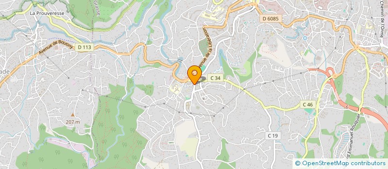 localisation de l'entreprise ALLIANCE MELIA TRAVEL  GRASSE