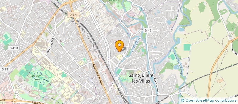 localisation de l'entreprise ALLIANCE MENUISERIE  SAINT-JULIEN-LES-VILLAS