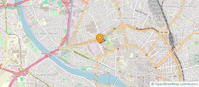 localisation de l'entreprise ALLIANCE MENUISERIE INTERNATIONALE à TOULOUSE