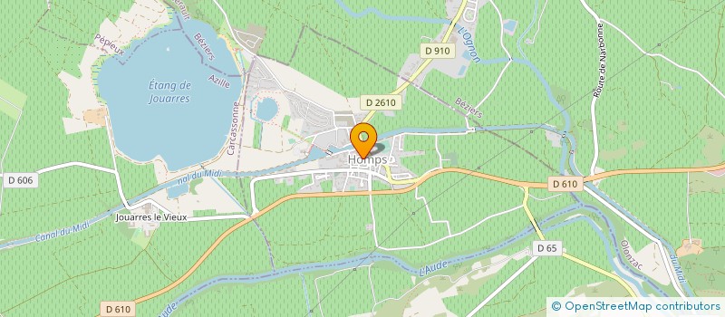 localisation de l'entreprise ALLIANCE MINERVOIS à HOMPS