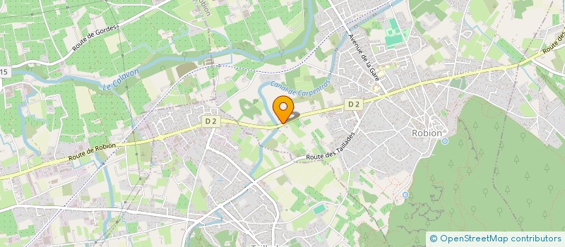localisation de l'entreprise ALLIANCE MOTOCULTURE à ROBION