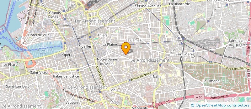 localisation de l'entreprise ALLIANCE MOTORS  MARSEILLE