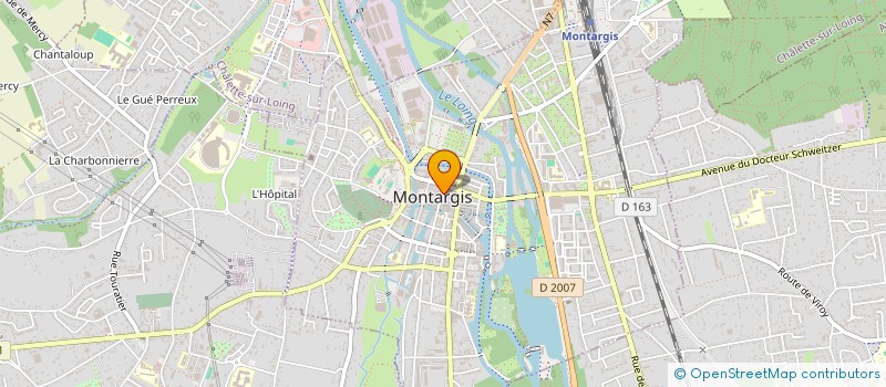 localisation de l'entreprise ALLIANCE MUSICALE DE MONTARGIS à MONTARGIS