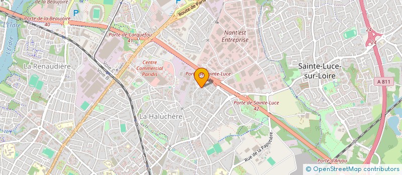 localisation de l'entreprise ALLIANCE NACTALIA à NANTES