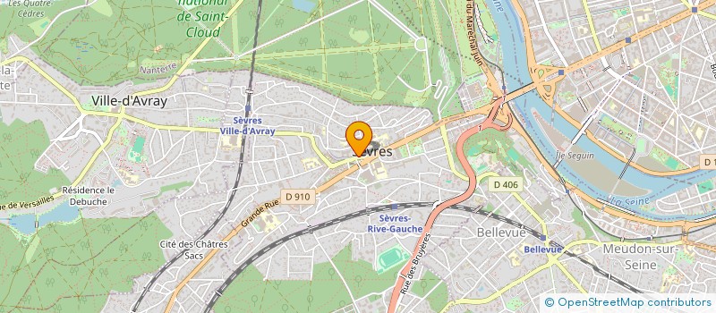localisation de l'entreprise ALLIANCE NATIONALE DU BATIMENT à SEVRES